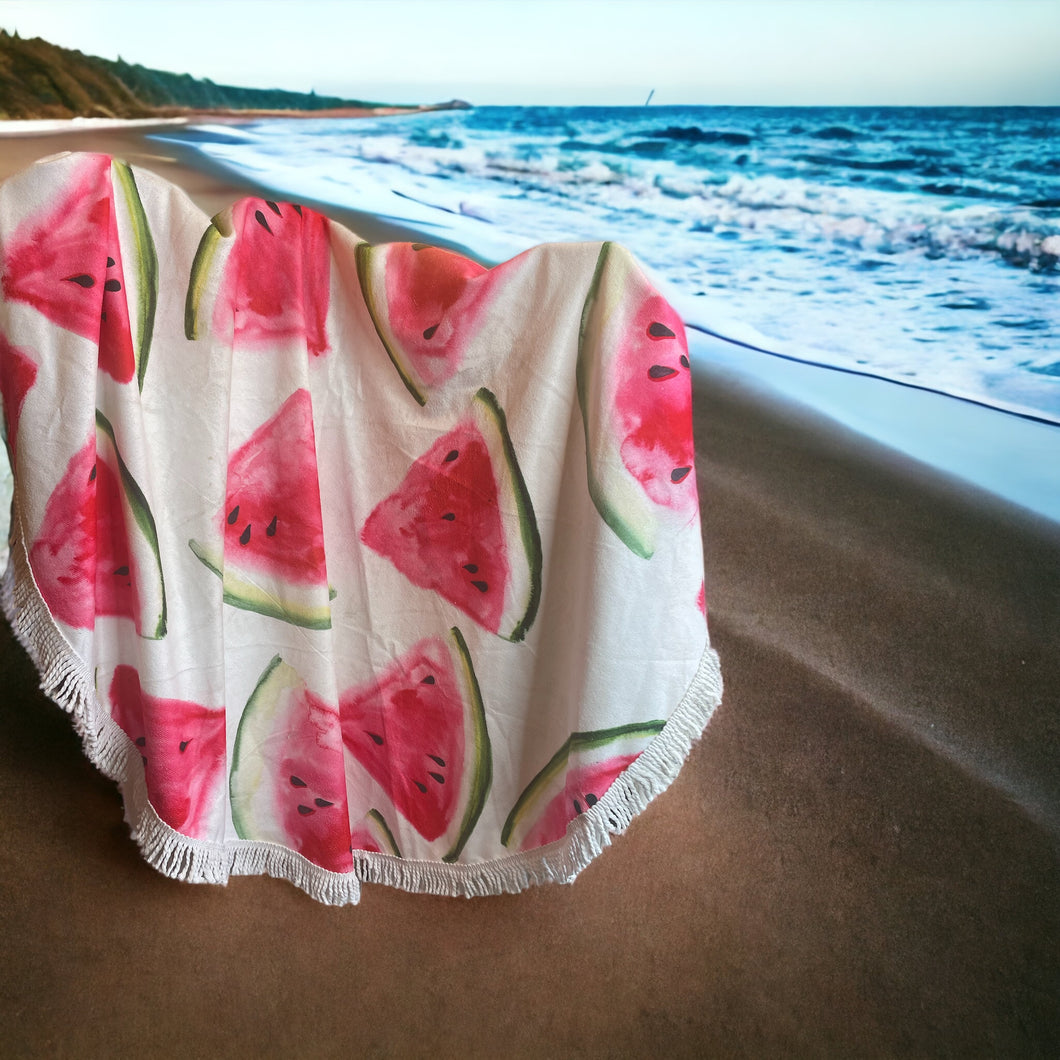 Watermelon 5’ beach towel
