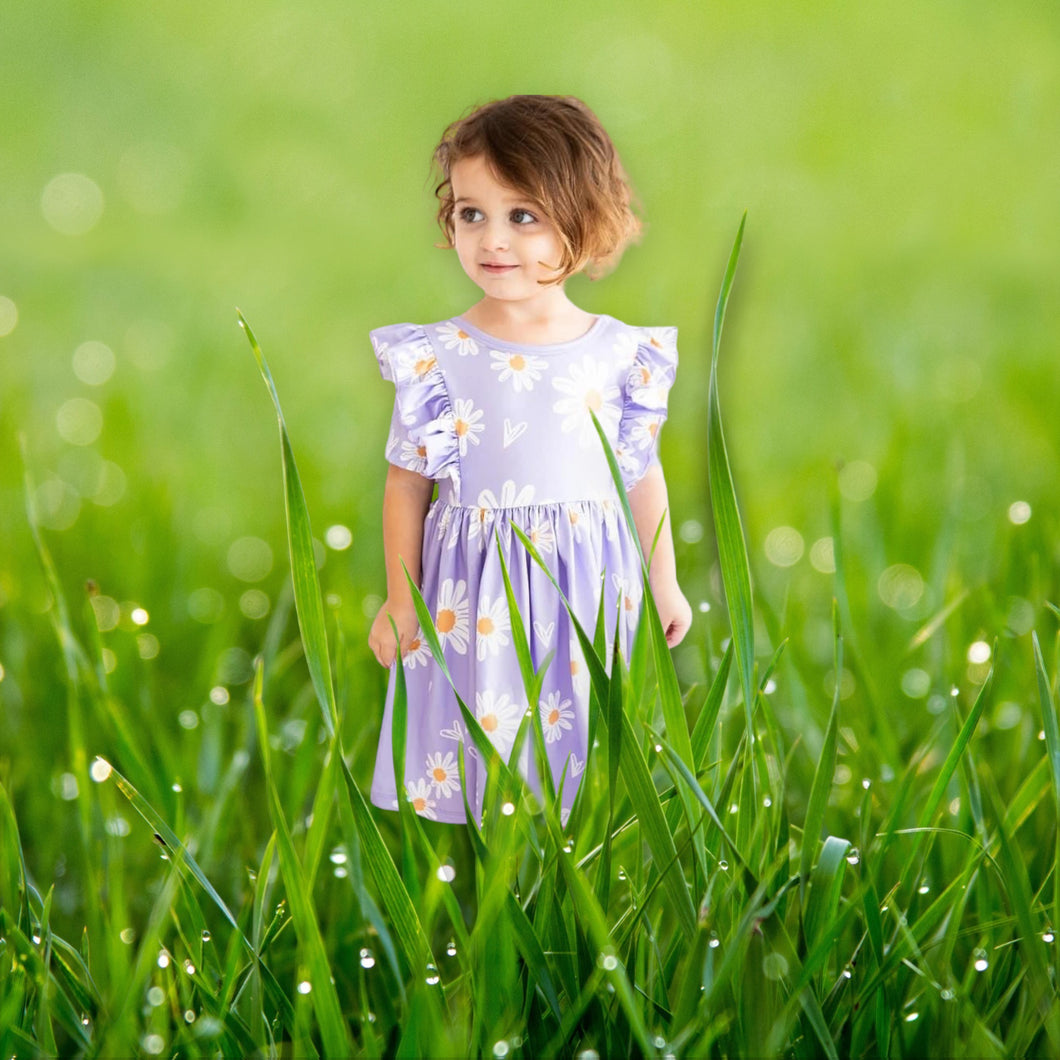 Lavender Daisy Dress