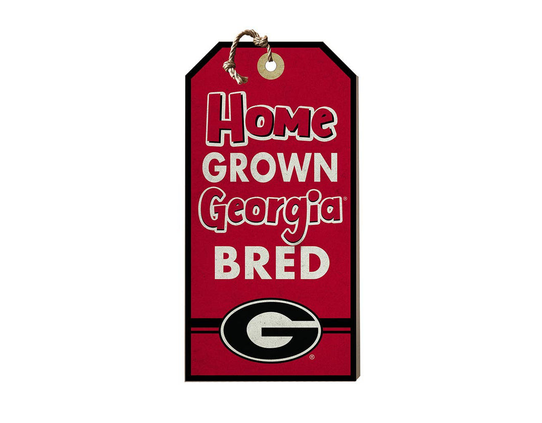 Large Tag Homegrown Georgia Bulldogs