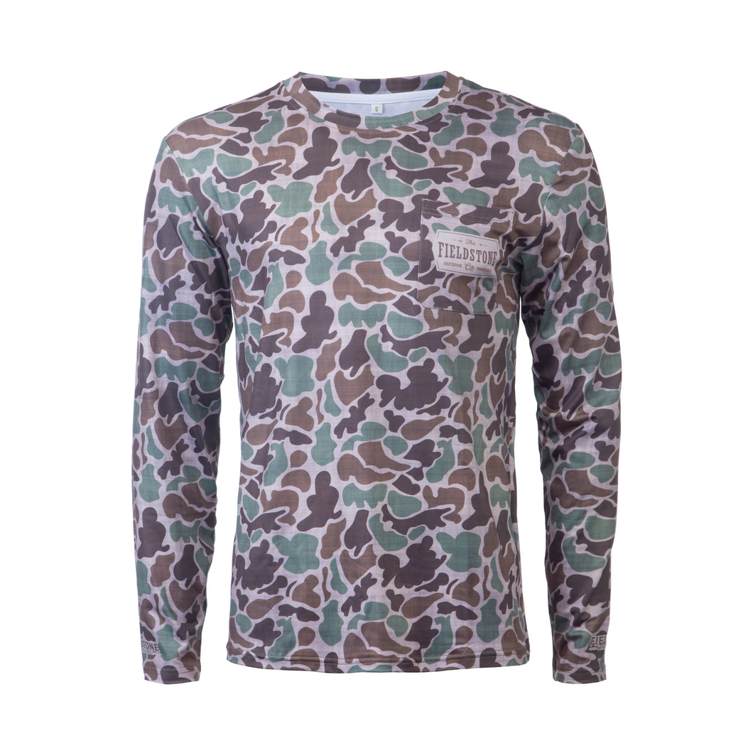 Fieldstone Outdoor - Pocketed Long Sleeve Camo Tee (Mens/Youth)