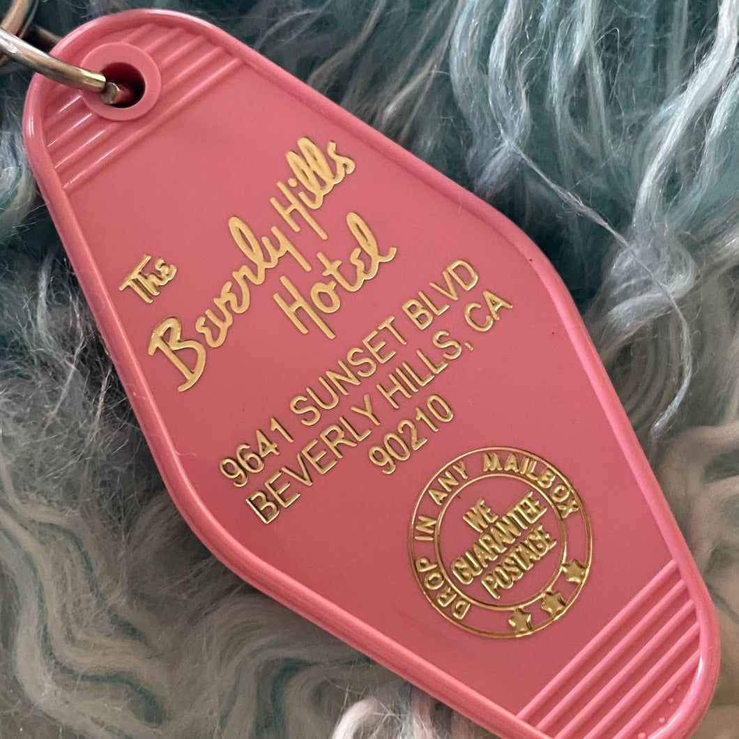 The 3 Sisters Design Co. - Motel Key Fob - Beverly Hills Hotel