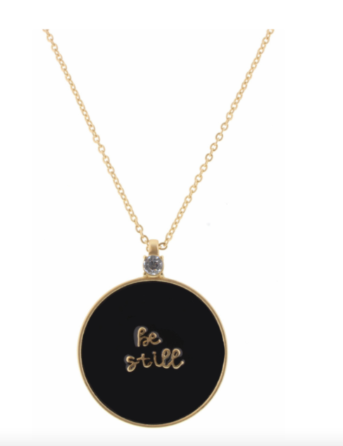 Jane Marie: Be Still Pendant Necklace - 32