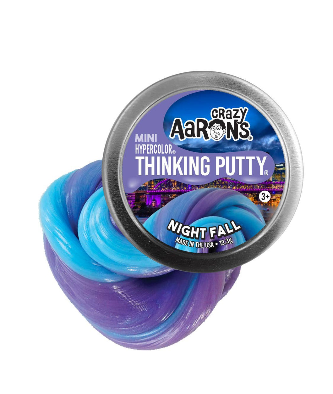 Crazy Aarons Thinking Putty - Night Fall Hypercolor 2
