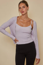 Load image into Gallery viewer, Cami Top &amp; Cardigan Sweater Set
