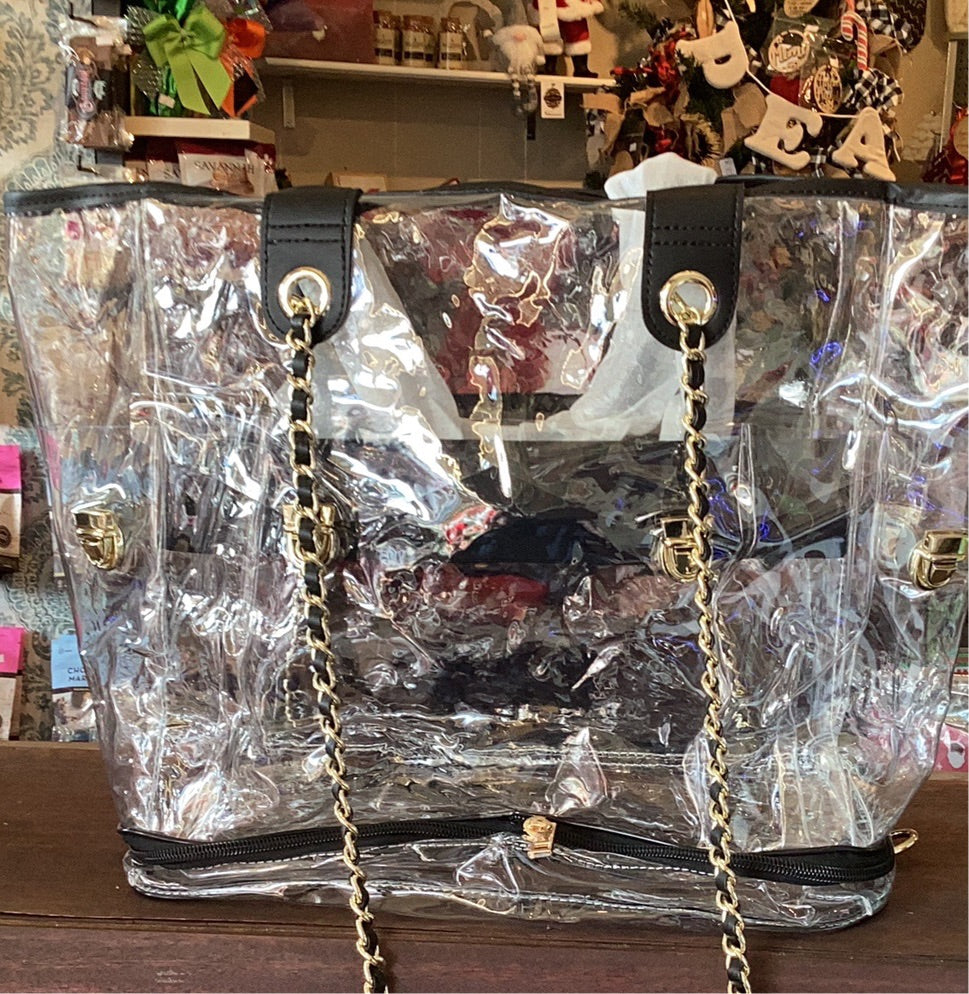 Clear Tote, for Stadium or Workplace