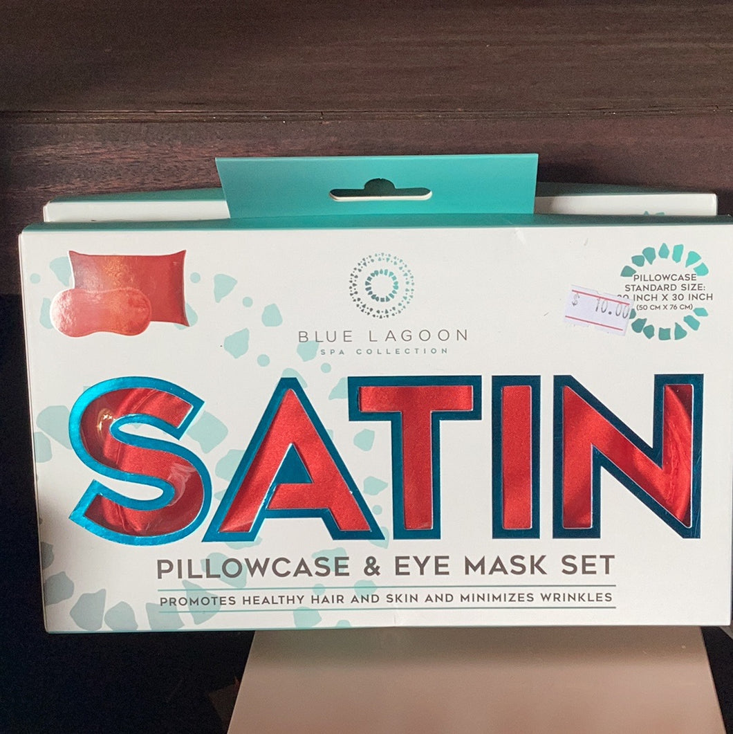 Satin Pillowcase & Eye Mask Set